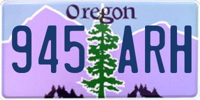 OR license plate 945ARH