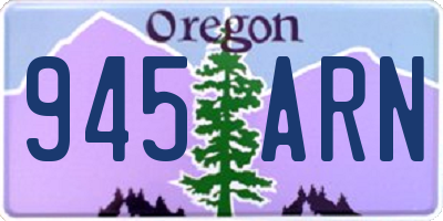 OR license plate 945ARN