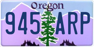 OR license plate 945ARP