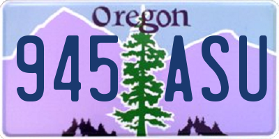 OR license plate 945ASU