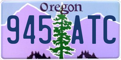 OR license plate 945ATC