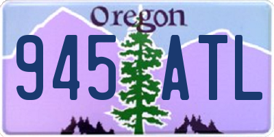 OR license plate 945ATL