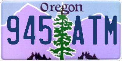OR license plate 945ATM