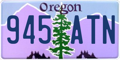 OR license plate 945ATN