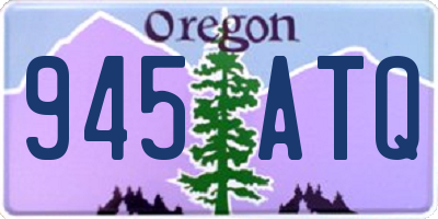 OR license plate 945ATQ