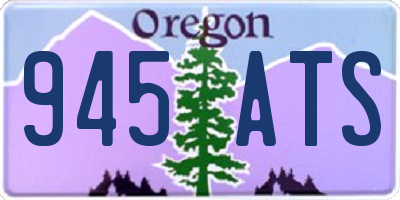 OR license plate 945ATS