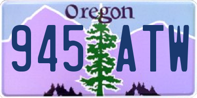 OR license plate 945ATW