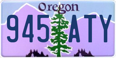 OR license plate 945ATY