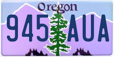 OR license plate 945AUA
