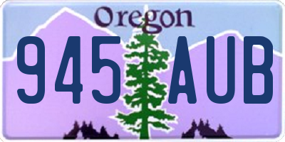 OR license plate 945AUB