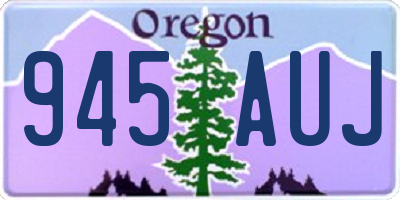OR license plate 945AUJ