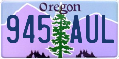 OR license plate 945AUL