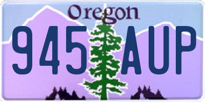 OR license plate 945AUP