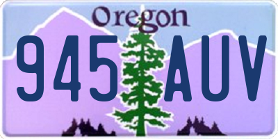 OR license plate 945AUV