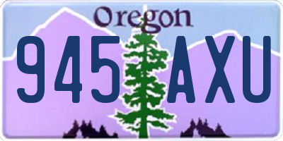 OR license plate 945AXU