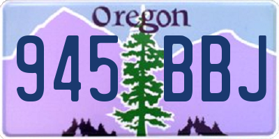 OR license plate 945BBJ