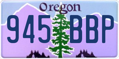 OR license plate 945BBP