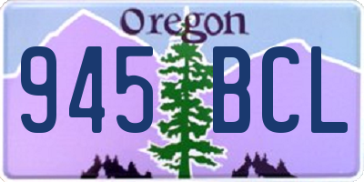 OR license plate 945BCL