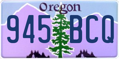 OR license plate 945BCQ
