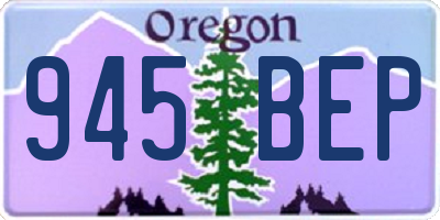 OR license plate 945BEP