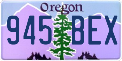 OR license plate 945BEX
