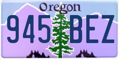 OR license plate 945BEZ