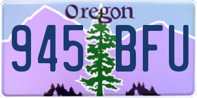 OR license plate 945BFU