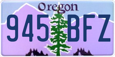 OR license plate 945BFZ