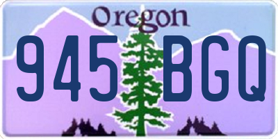 OR license plate 945BGQ