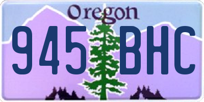 OR license plate 945BHC