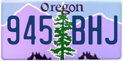 OR license plate 945BHJ