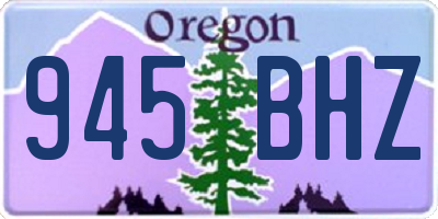 OR license plate 945BHZ
