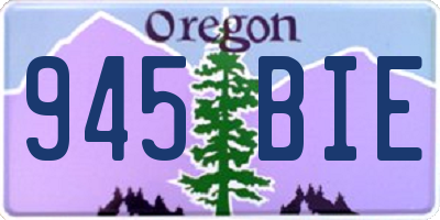 OR license plate 945BIE
