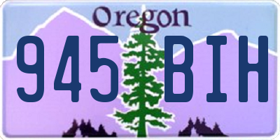 OR license plate 945BIH