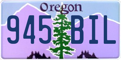 OR license plate 945BIL