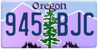 OR license plate 945BJC