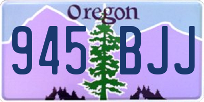 OR license plate 945BJJ