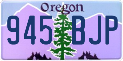 OR license plate 945BJP