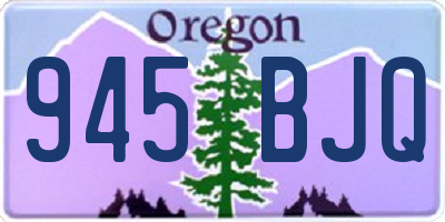 OR license plate 945BJQ