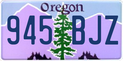 OR license plate 945BJZ
