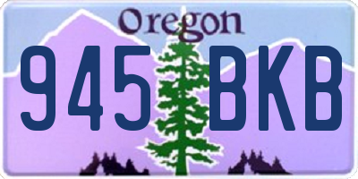 OR license plate 945BKB