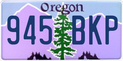 OR license plate 945BKP