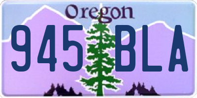 OR license plate 945BLA