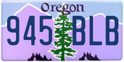 OR license plate 945BLB