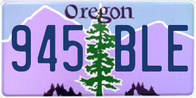 OR license plate 945BLE