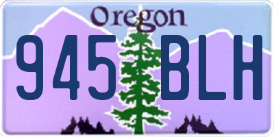 OR license plate 945BLH
