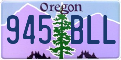 OR license plate 945BLL