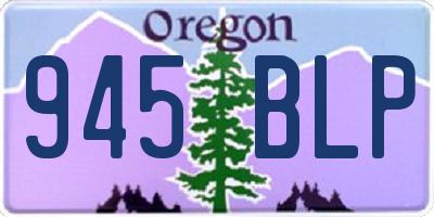 OR license plate 945BLP
