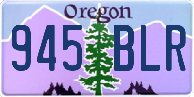 OR license plate 945BLR