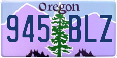 OR license plate 945BLZ